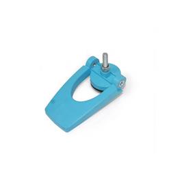 Quick release lever blue, complete